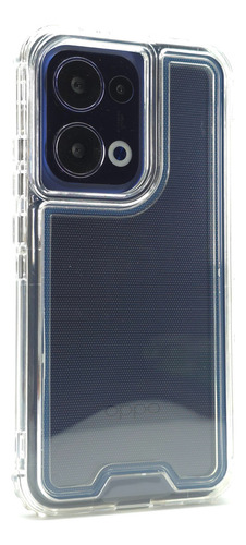 Funda 3 En 1 Para Oppo Reno 13 5g Case Uso Rudo Protector Caramelo - Transparente Oppo Reno 13 5g