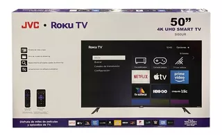 Pantalla Jvc 50 Pulgadas Uhd 4k Smart Roku