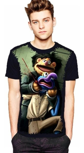 Camiseta Criança Frete Grátis Os Muppets Assassino Em Série