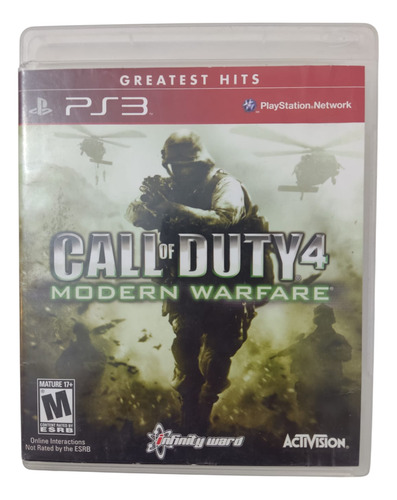 Call Of Duty 4 Modern Warfare Ps3 Fisico Activision Envios (Usado)