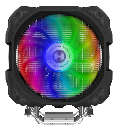 Enfriador De Cpu Alseye M120d Plus , Negro, Argb , 120 Mm