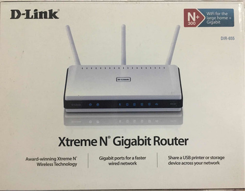 Router D-link 300 Mps Tres Antenas Para Internet 