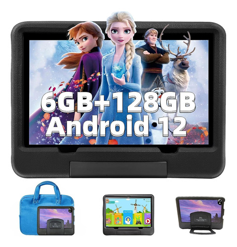 Ouzrs Kids Tablet Android 12 Kid Tablet 128gb Rom 1tb Extens