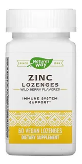 Zinc 60 Veg Lozenges Con Vitamina C + Envio Gratis