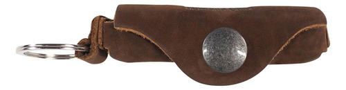 Hide & Drink Rustic Leather Lip Balm Keychain Holder/travel