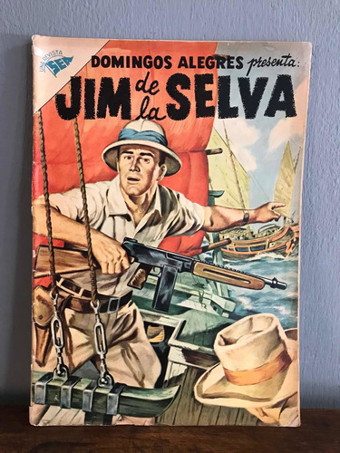 Antiguo Cómic Domingos Alegres Jim De La Selva Año 1956 !!