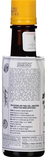 Salsa Angostura Aromatic Sin Gluten En Frasco 118 Ml
