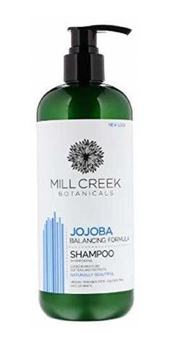 Mill Creek Botanicals Jojoba Shampoo, 16 Onza Líquida.