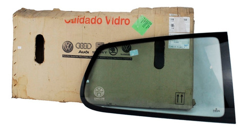 Vidro Janela Lateral Dir Verde Fox 2 Pts 2004/2010 Orig Vw