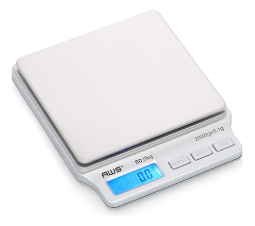 American Weigh Scales Amw-sc-2kg. Balanza Digital De Bolsil.