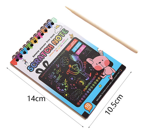 3 Kit De Arte Rascable Para Niños - Set Creativo De Azul