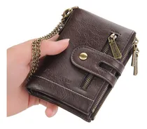 Comprar Billeteras Baellerry  Doble Monedero Y Cremalleras Cuero Pu