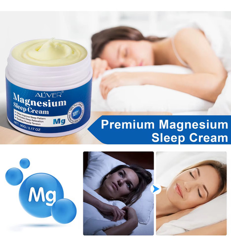 Crema De Magnesio Relaja Músculos Y Mejora El Sueño 90g Neutra