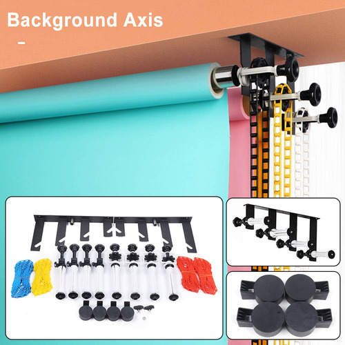 Sistema De Soporte De Fondo De Fotografía Ajustable Para Est