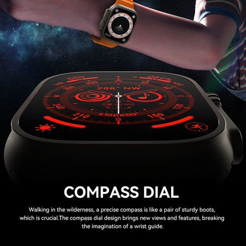 Smartwatch Js9 Ultra Max Amoled - Hk8 Hk9 Hk10 S9 Hw H14 H11