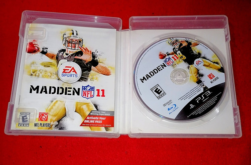 Madden Nfl 11 - Playstation 3 Original (Usado)