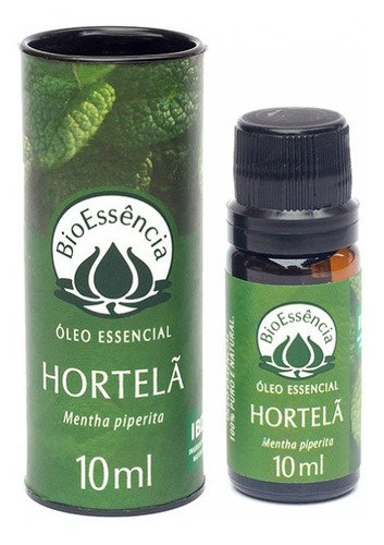 Imagem 1 de 2 de Óleo Essencial De Hortelã Pimenta 10ml Bioessência