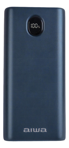 Cargador Batería Externa Power Bank 20.000mah Aiwa Paw-400 Color Azul oscuro