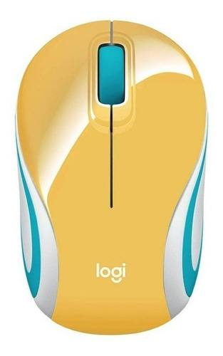 Mouse Logitech M187 Nano Mini Wireless Amarillo