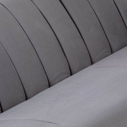 Sofá Futón 3 Cuerpos Gris - Clásico Cambridge Eg2021gr