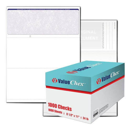 Versacheck Valuechex - 1000 Blank Business Voucher Checks -