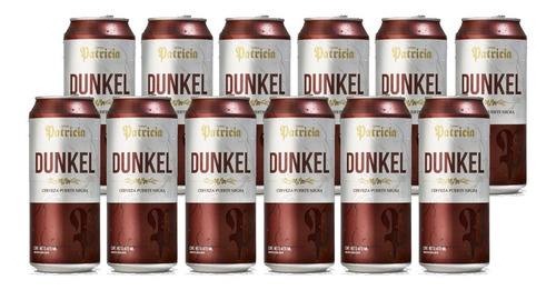 Imagen 1 de 1 de Cerveza Patricia Dunkel 473ml X12