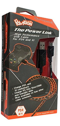 Cable Micro Cargador Trenzado Para Consolas De Videojuegos