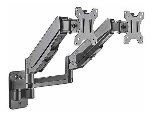 Imagen 4 de 6 de Soporte De Pared Para Monitor Doble Con Resorte De Gas Unive