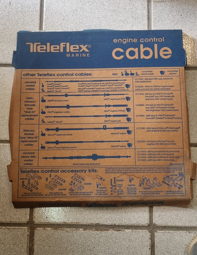 Par Cabos Teleflex Mercury 12' Importado