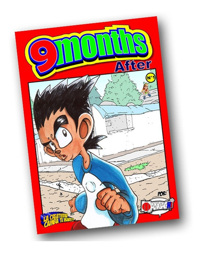 9 Months After 1. Cómic/manga Chileno, 50 Paginas/historia De Acción Y Misterio Para Niños. 