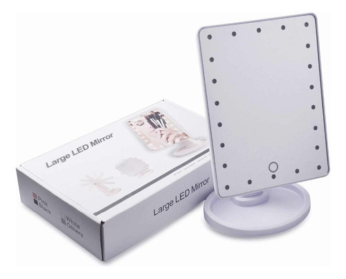 Espejo Con 22 Luces De Led Para Maquillaje Portátil
