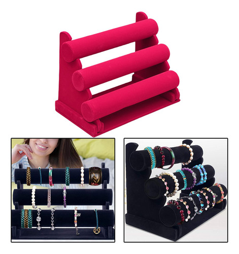 2x Jewelry Bracelet Display For Wrist Watch Bangles Necklace