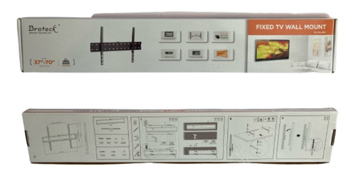 Imagen 6 de 7 de Soporte Fijo Para Tv Pared 37 43 50 55 65 A 55 Pulgadas 40k