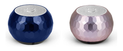 Altavoces U Mini Glam Altavoz Bluetooth Inalámbrico Portá. Color Azul Medianoche Y Lila