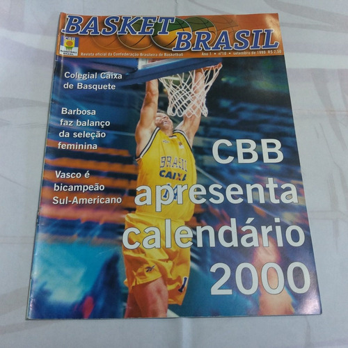 Revista Basket Brasil 10 Cbb Presenta Calendario 2000 