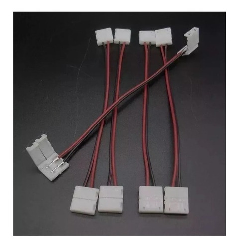 Conector Emenda Fita Led 3528 5050 Extensao 2 Vias Femea