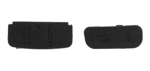 Porta Lateral De Borracha Para Canon T3i Usb Av Hdmi Mic 