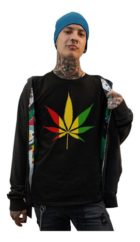 Playera Para Hombre Manga Corta Reggae Tela Suave 