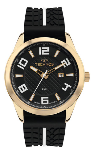 Relógio Technos Masculino Racer Dourado - 2115tvv/2p
