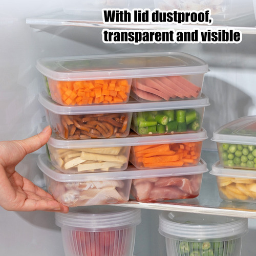 Organizador De Cocina Con Tapa Blanda Para Refrigerador, Caj