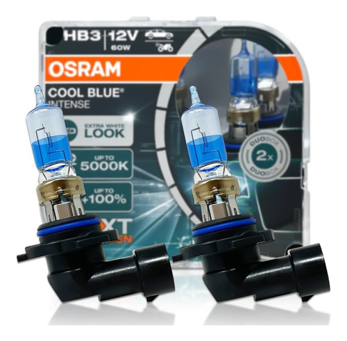 Focos Osram Coolblue Intense 9005 Hb3 + Luz Tipo Xenon 4200k