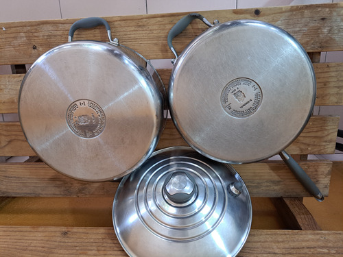Royal Prestige Sarten 26 Cm Y Olla De 5.7 Litros Con 1 Tapa Plateado (Usado)