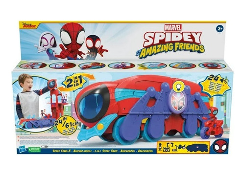 Marvel Spidey And His Amazing Friends Spider Crawl-r 2-in-1 