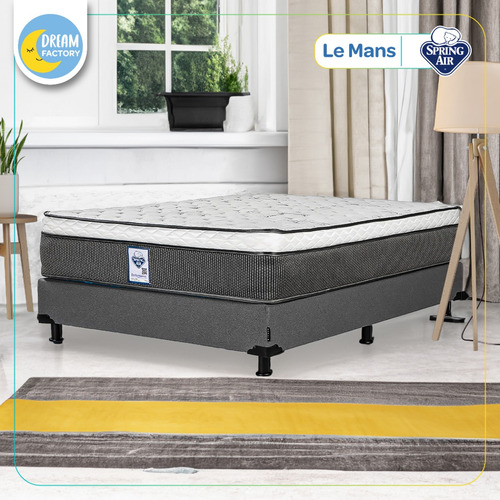 Imagen 3 de 10 de Spring Air Le Mans Colchón King Size Confort Espuma Semifirm
