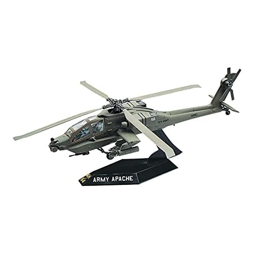 Kit De Modelo De Plástico De Helicóptero Apache Snapt...