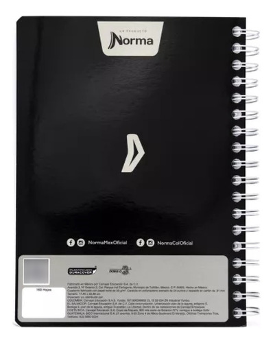 Cuaderno 200 Hojas Master Degrre Caratula Polipropileno 5mm Color Multicolor