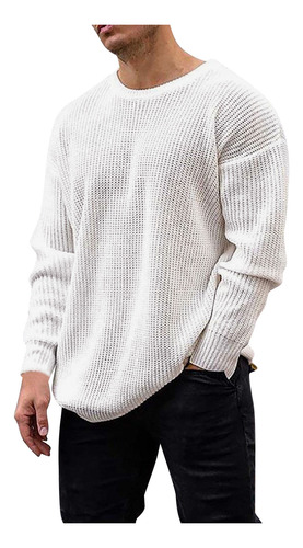 Blusa Tipo Suéter De Manga Larga De Invierno Para Hombre M 9