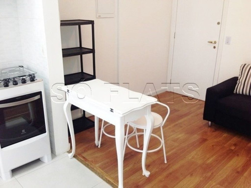Imagem 12 de 15 de Em Moema Muito Bem Localizado, Flat Todo Mobiliado Disponível. - Sf32328