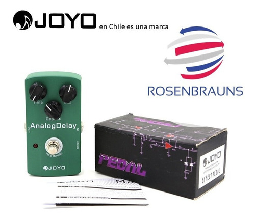 Imagen 2 de 4 de Pedal Joyo Analog Delay - Nuevo - Stock En Chile