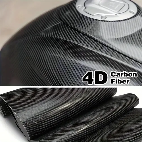 Vinilo Tipo Fibra De Carbono 4d (90 Cms X 152 Cms)